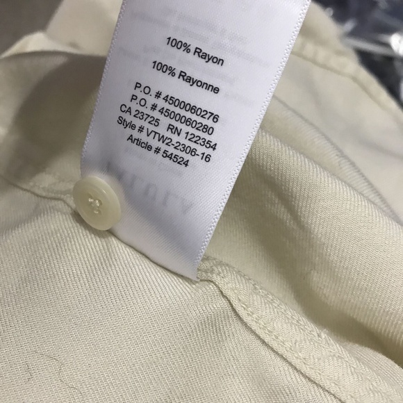 Talula Womens button down shirt Cream Collared - Picture 5 of 8